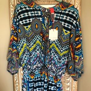 Red Carter Romper NWT